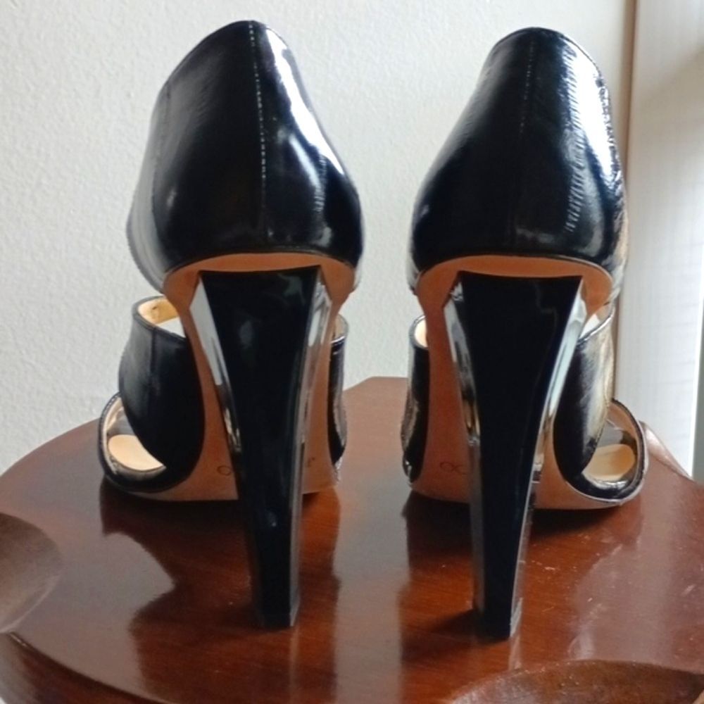 Black Jimmy Choo Eel Skin Heels, EU 40 - Picture 9 of 12